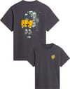 U Gear Up Get Out Rlx SS Tee Graphic Anthracite Grey + The North Face