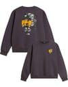 U Gear Up Get Out Rlx Crew Graphic Anthracite Grey + The North Face