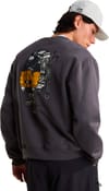 The North Face + U Gear Up Get Out Rlx Crew Graphic Anthracite Grey - 5