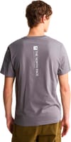The North Face + M Vertical Reg SS Tee Graphic Smoked Pearl - 5
