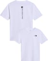 M Vertical Reg SS Tee Graphic TNF White + The North Face