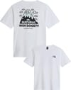U Nat High Society Rlx SS Tee Graphic TNF White + The North Face