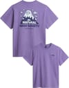 U Nat High Society Rlx SS Tee Graphic Grounded Plum + The North Face