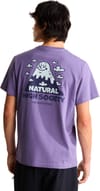 The North Face + U Nat High Society Rlx SS Tee Graphic Grounded Plum - 5
