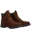 Timberland Heritage 6" Lace Up Waterproof Boot Dk Brown Nubuck W Gold
