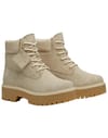 Stone Street 6" Lace Up Boot W Light Beige Suede