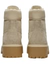 Stone Street 6" Lace Up Boot W Light Beige Suede
