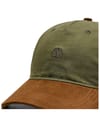  + Waxed Canvas Baseball Cap Leaf Green - 3