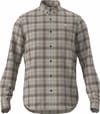 Flannel Check Shirt White Smoke Yd + 