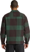 + Fleece Lined Check Overshirt Mole Yd