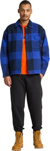 + Fleece Lined Check Overshirt Surf The Web Yd - 3