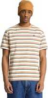  + Stripe SS Tee Tannin Yd