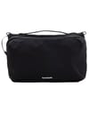 Bottle Sacoche Large Black Tech Sateen + Topologie