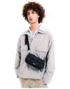 Topologie + Bags Bottle Sacoche Medium Black Puffer