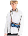 Topologie + Bottle Sacoche Medium Blue Check Check Wool - 6