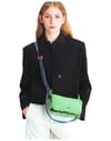 Topologie + Bottle Sacoche Medium Green Check Check Wool - 5