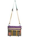Topo Designs + Mountain Accessory Shoulder Bag Loganberry Bone White