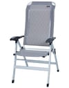 Fauteuil Alu Dossier Haut Basalte + Trigano