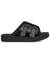M Goldencoast Strap Slide Black + Ugg