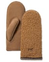 W Uggbraid Mitten Light Chestnut + Ugg