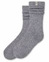 W Tyla Slouchy Crew Sock II Grey Heather + Ugg