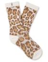 Ugg + W Gianni Crew Sock Jasmine Leopard