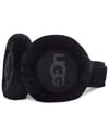 W Sheepskin Embroidery Earmuff Black + Ugg