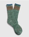 Striped Softhemp Trail Sock Forest + United By Blue