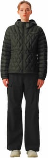 Uppervoid + Cid S Hooded Mid Layer Down Jacket W Black