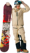 Uppervoid + Astra S Snow Jump Suit U Khaki - 8