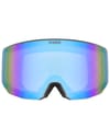Uvex + Lace Attract FM Black Matt Mirror Blue (S2)