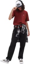 Vans + Left Chest Logo Tee Syrah-White