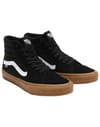 Vans + Skate Sk8-Hi Black/Gum - 5