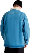 Vans + Drill Chore Denim Sherpa Coat Stonewash Blue - 4