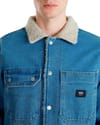 Vans + Drill Chore Denim Sherpa Coat Stonewash Blue - 6
