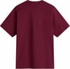 Vans + Left Chest II Loose SS Tee Burgundy