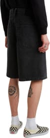 Vans + Check-5 Baggy Denim Short Washed Black - 4