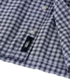 Vans + Larkspur Mini Plaid SS Shirt Dawn Mist Parisian Night - 4