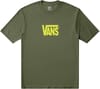 Stretch Logo SS Tee Green Balsam + Vans