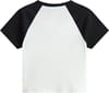 Vans + Clare Baby Tee True White Black