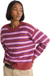 Vans + Rollins Stripe Sweater Poppy Ember Purplelcrce - 3