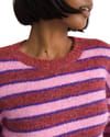 Vans + Rollins Stripe Sweater Poppy Ember Purplelcrce - 5