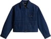 Emily Boxy Workwear Jacket Dark Rinse + Vans