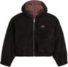 Foundry Hooded Cropped Reversible Jacket Port Brown + Vans