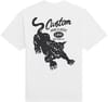 Vans + Custom Cat SS Tee White - 3