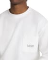 Vans + Core Thermal LS Tee Marshmallow - 5
