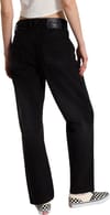 Vans + Check 5 Mid Rise Straight Pant Black Rinse - 4