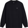 Left Chest II Loose LS Tee Black + Vans