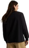 Vans + Left Chest II Loose LS Tee Black - 4