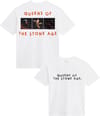 Queens of the Stone Age SS Tee White + Vans